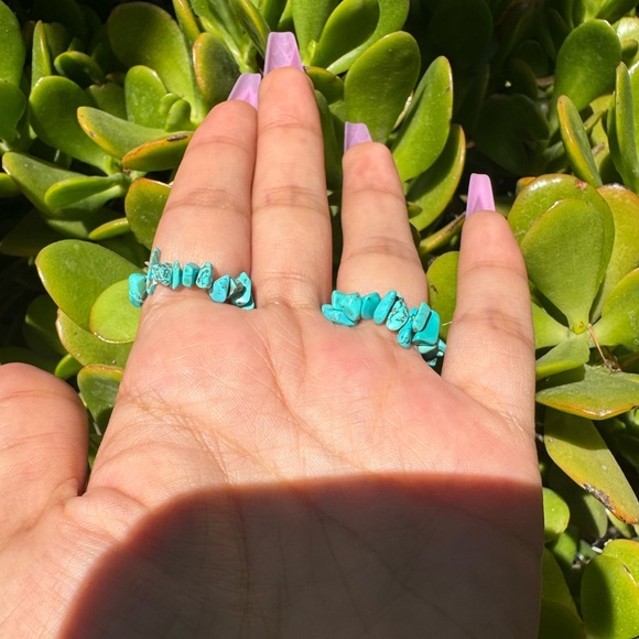 TURQUOISE CHIP RING - Picture 3 of 3